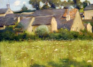Plein-Air Manzara (kağıt üzerinde pastel)