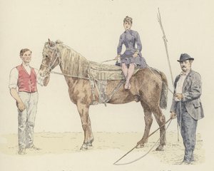 At eğitmenleri (renkli taş) by Jules Arsene (after) Garnier