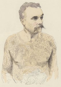 Dövmeler (renkli taş) by Jules Arsene (after) Garnier