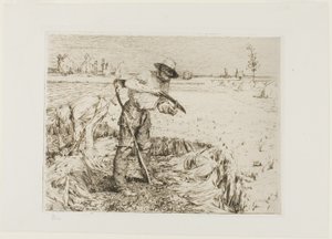 Biçme Makinesi Honlama Bir Tırpan by Jules Bastien Lepage