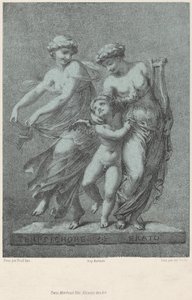 Apollon ve İlham Perileri by Jules Boilly after Pierre Paul Prud