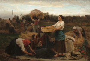 Colza Hasat Kolza, 1860. by Jules Breton