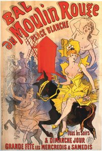 Moulin Rouge Topu, 1889. by Jules Cheret