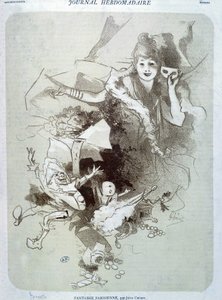 Paris Fantastik: Kuklalar - Poster Cherret tarafından by Jules Cheret