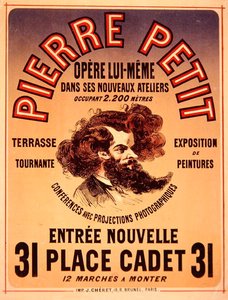 Poster reklamı Pierre Petit