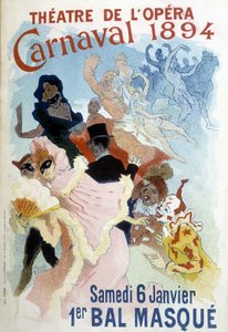 Poster of Cherret for the Carnival of 1894 at the Theatre de l