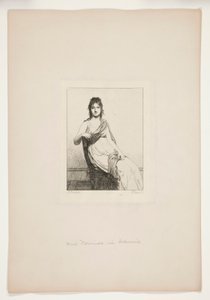 Bayan Verninac, n?E Delacroix by Jules David