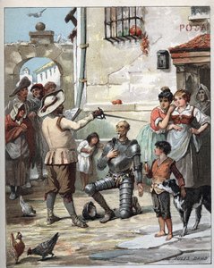 Bir hanın dışında, Don Kişot şövalye oluyor - Histoire de Don Kişot
