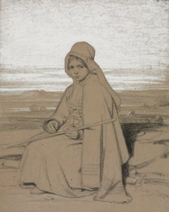 Oturan Bir Çoban, 1800