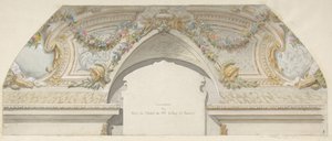 Hôtel de Trevise, Paris, 19. yüzyılın ikinci yarısı için tasarım. Yaratıcılar: Jules-Edmond-Charles Lachaise, Eugène-Pierre Gourdet. by Jules Edmond Charles Lachaise and Eugène Pierre Gourdet