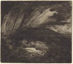 cephe parçası by Jules Ferdinand Jacquemart