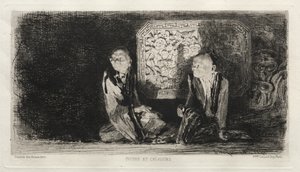 Fildişi ve Seladonlar, 1872. by Jules Ferdinand Jacquemart