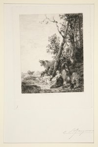 Dinlenme by Jules Ferdinand Jacquemart