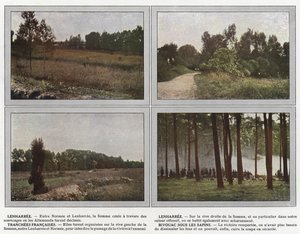 Lenharree, Lenharree, Tranchees Francaises, Firs Altında Bivouac by Jules Gervais Courtellemont
