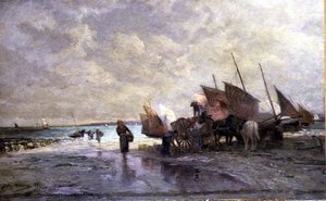 nakliye sahnesi by Jules Haienv