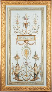 Dekoratif panel (tuval üzerine yağlı boya) by Jules-Hugues and Jean-Simon Rousseau