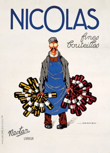 Nicolas, Nektar, c.1930 (renkli taş) by Jules Isnard Dransy