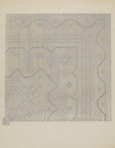 Candlewick Örtü Dokuma, c. 1936.