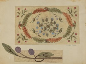 İşlemeli Kilim by Jules Lefevere