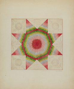 Patchwork Yorgan, c. 1936. by Jules Lefevere