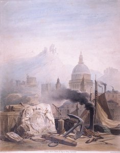 St Pauls ile görüntülerin montajı, c1855