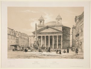 Roma, Pantheon d by Jules Monthelier