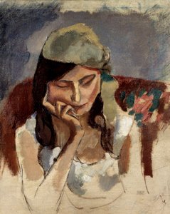 Türbanlı Kadın. Jules Pascin