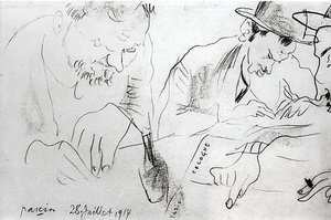 Paris-Köln by Jules Pascin