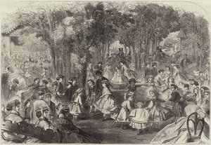 Katalan öncesi çocuk topu (gravür) by Jules Pelcoq