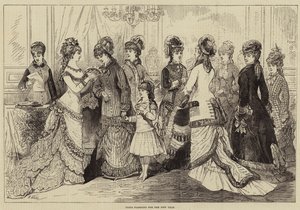 Yeni Yıl için Paris Modası by Jules Pelcoq