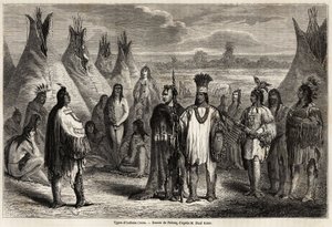Crees Türleri Kanada Kızılderilileri, Kaptan John Palliser tarafından 1857-59