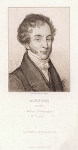 Casimir Bonjour, Fransız oyun yazarı (gravür) by Jules Porreau