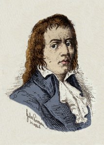 Fransız Devrimi: Jules Porreau tarafından “François Babeuf dit Gracchus (1760-1797) Devrimci Portresi” çizimi by Jules Porreau