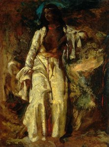 nubian kadın by Jules Robert Auguste