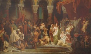 Clovis'in vaftizi by Jules Vincent Rigo