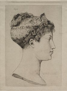 Profildeki Marie Louise