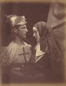 Sir Galahad ve Soluk Rahibe by Julia Margaret Cameron