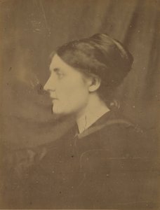 [Profilde Tanımlanamayan Kadın], 1866-68. by Julia Margaret Cameron