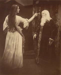 Vivien ve Merlin, 1874. by Julia Margaret Cameron
