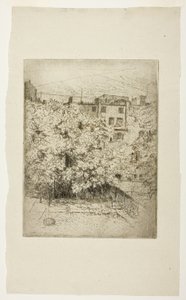 Arka bahçem by Julian Alden Weir