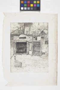 Marangoz Dükkanı (gravür) by Julian Alden Weir