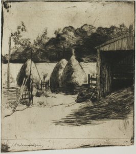 Samanlıklar by Julian Alden Weir