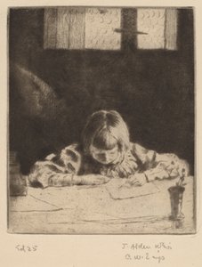 Küçük Öğrenci by Julian Alden Weir