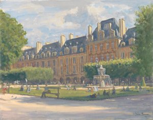 Place des Vosges, 2010 by Julian Barrow