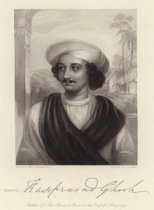 Bambu Kashiprasad Ghosh (gravür) by Julian E. (after) Drummond