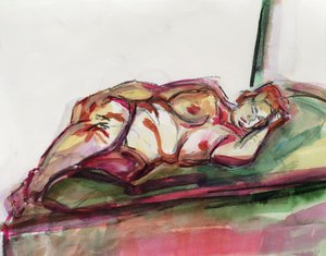 Şişman Uyuyan Çıplak, 2015,
