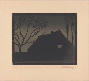 kış akşamı by Julie de Graag (signed by artist)