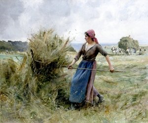 Saman yapımı (tuval üzerine yağlı boya) by Julien Dupre