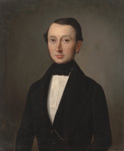 Bir Creole Beyefendisinin Portresi, c.1835-37 (tuval üzerine yağlı boya) by Julien Hudson
