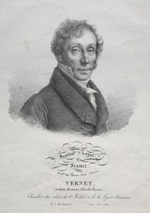 Carl Vernet, 1825 doğumlu. by Julien Leopold Boilly